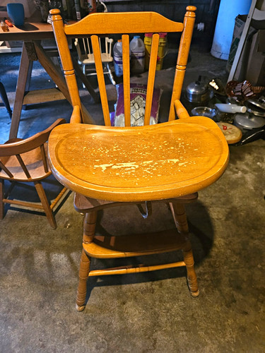 Vintage 1960s baby high chair - 1960s,