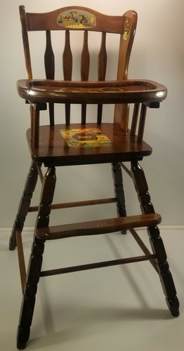 Vintage wooden baby - wooden,